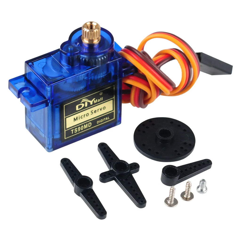 TS90MD 5/10/20/30/40/50Pcs Micro Analog Servo Motor Full Metal Gear 180/270/360 Degree For RC Car Planes Toy Airplane Helicopter