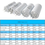 CBB60 Motor Capacitors with Screw Double Insert 450V AC Starting Capacitor 4uF~60uF capacitance for Air Compressor Water Pump