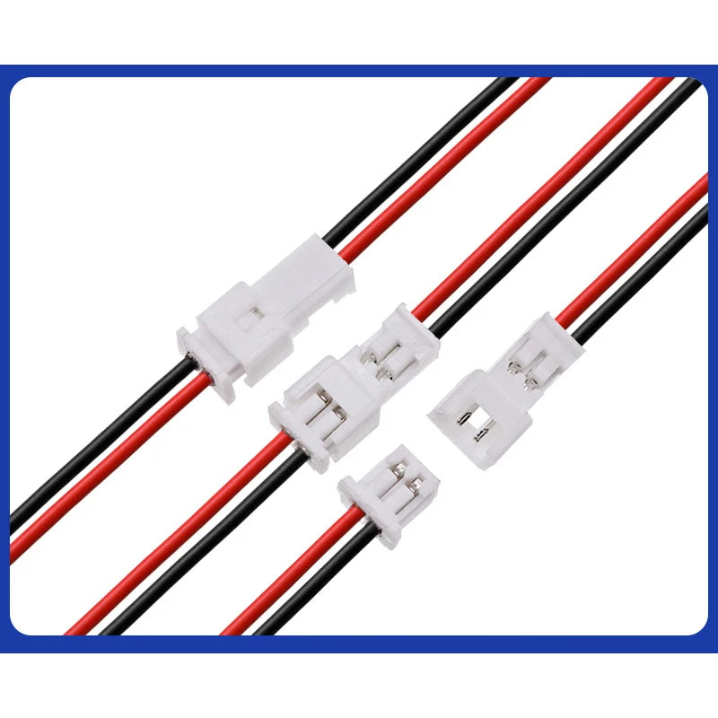 Keszoox Molex 1.25mm Pitch Connector Kit, 51021/51047 Male Female Crimp Terminal Wire 53047/53048-0260