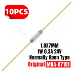 10PCS Original Reed Switch MKA07101/10110/14103/16101/20101/50202 7MM/10MM/14MM/16/20/50MM Normally Open Magnetic Contact Sensor
