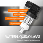 NPT1/4 Pressure Transmitter Sensor 0-100psi 1000Psi to 4-20mA 0-10V Pressure Transducer Hydraulic 0-10V 0.5-4.5V DC5V 24V Power