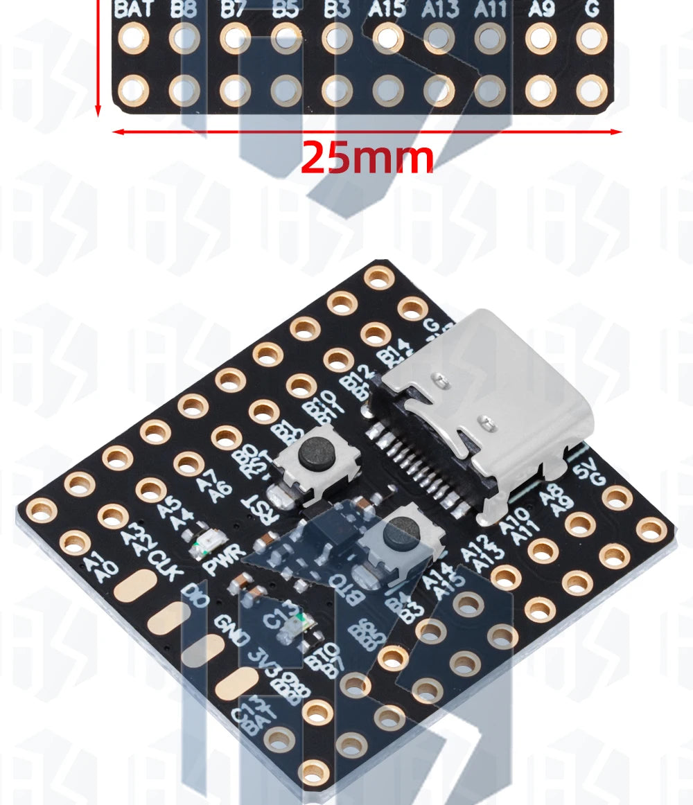 STM32F103C8T6  ch340 ARM Cortex-M3 Core Development Board, 72MHz MCU Module, 64KB Flash 20KB SRAM, 37 GPIO for Arduino