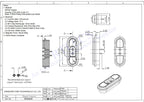 3A Magnetic Spring Loaded Pogo Pin Connector 5-24VDC 2/3/4 Pin Male Female Blind Led Lamp Snap-on JST SM JR Servo Extended Cable
