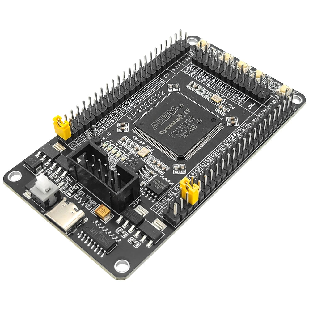 EP4CE6E22C8N Development Board FPGA Core System Board Module Compatible with Altera CycloneIV Peripheral Chip W25Q CH340 Type-C