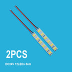 2PCS 8cm Hard LED Light Strip DC5V DC12V 6LEDs DC24V 12LEDs LED Bar Lights 5630 5730 LED Hard Strip Warm White Red Green Blue