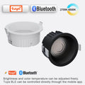 Recessed Round LED COB Ceiling Spot Light 3CCT Tuya Bluetooth/ Zigbee Matter Fixtures Lighting Indoor Smart Lamp Lighting