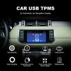 Smart Android Navigation Dedicated Car Mounted USB Tire Pressure Monitoring System TPMS Tire Pressure And Temperature Detection