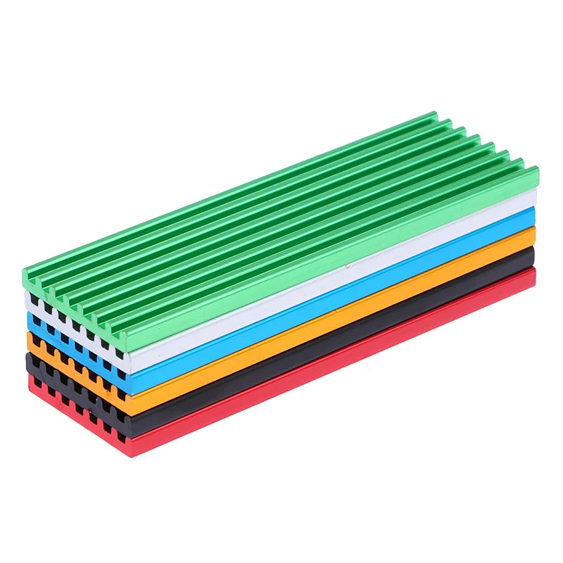 1set M.2 SSD Heat Sink NVME NGFF M.2 2280 Solid State Hard Disk Aluminum Heatsink Cooler Radiator Thermal Cooling Pad For PC