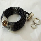 Long UHF PL259 Male to UHF SO239 Female Connector for Car Mobile Radio Antenna RG58 Coax Cable 1/2/3/5/10/15/20/30m
