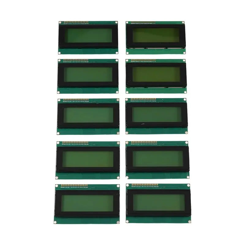 ABKQ-LCD2004 2004 LCD Module 2004 20X4 Character Display IIC I2C Interface 10PCS Green Screen For Arduino Raspberry Pi