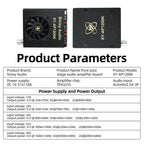 1200W 10A Pure Power Amplifier Module 2.0 600W+600W Stereo Digital Audio Amplifier TPA3255 Amplifier Chip DC 18-51V XY-AP1200K