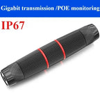 1Pcs RJ45 Docking Connector Ethernet Network Straight-through Waterproof IP67 Header Outdoor Broadband Network Cable Extender