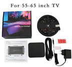 WACUAAO LED HDMI Sync TV Backlight for PS5/Apple TV/Fire Stick, Immersive Gaming Light Strip, Works with External TV Boxes ONLY
