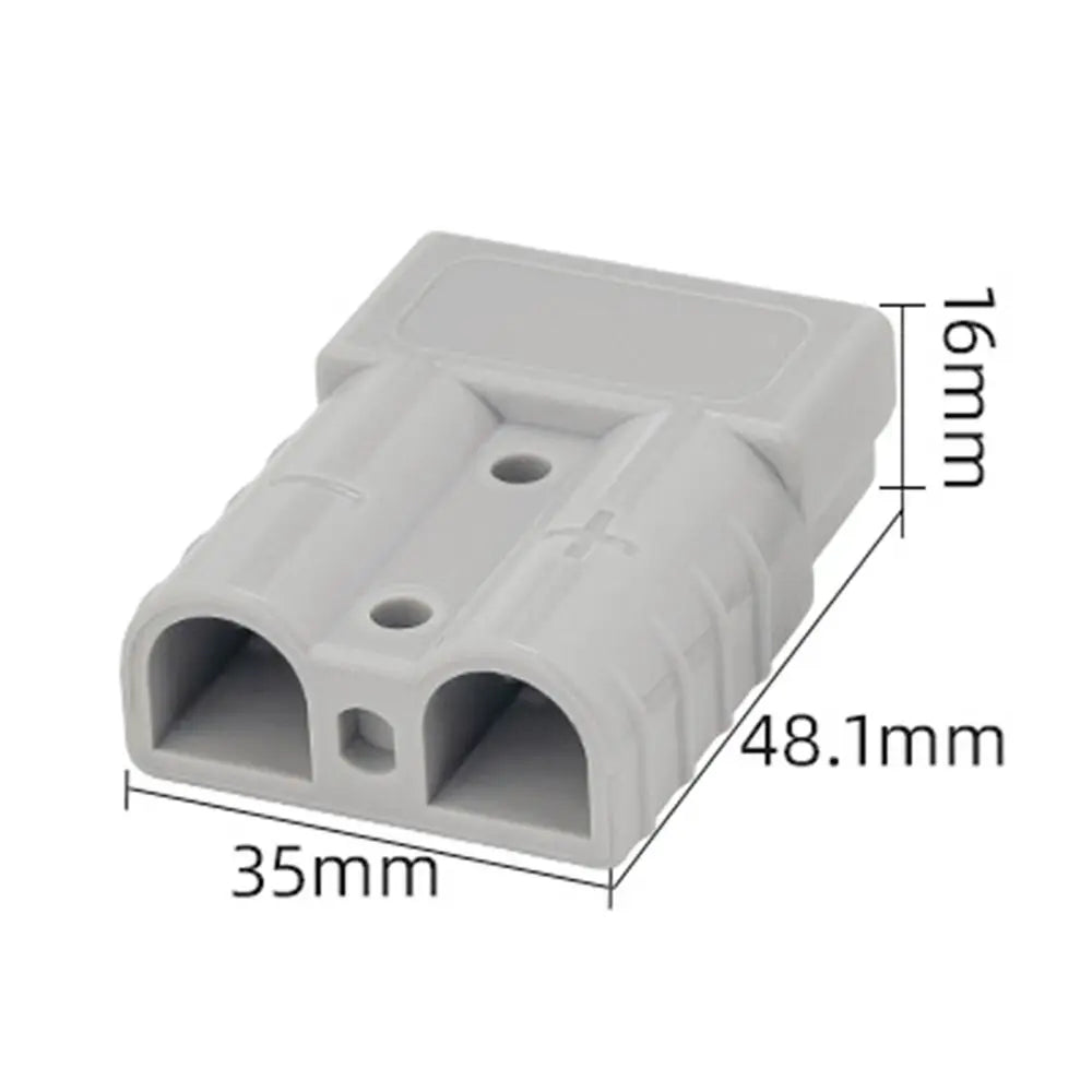 Power Connectors 50 AMP Plug Cable Terminal 600V Grey Red Quick Plug Connector Battery Power Connector