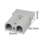 Power Connectors 50 AMP Plug Cable Terminal 600V Grey Red Quick Plug Connector Battery Power Connector