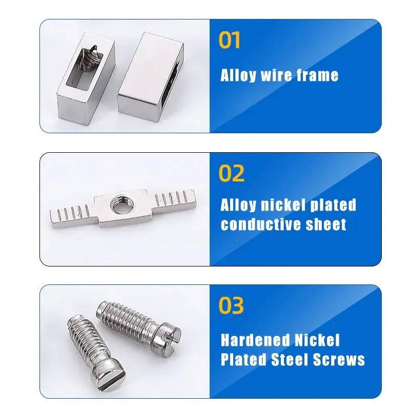 10/100pcs 7 Colors DIN Rail UK2.5B Terminal Block Clamp Connector 800V 32A UK-2.5N 2.5mm Square Universal Screw Connectors