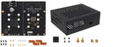 X1011 Raspberry Pi5 PCIe to M.2 NVMe 4-Ports SSD Board HAT Pi 5 Four-Times 2280