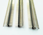 10Pcs 2.54mm Single/Double1X40P 2*40Pin Gold Rohs Cuttable Horizontal Right Angle SMT SMD PCB Male Pin Header Connector