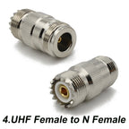 PL259 SO239 UHF Male to N Female Adapter  L16  N Type to UHF Male Female Straight RF Coaxial Connector Wholesale