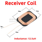 5pcs Wireless Charger Transmitter Receiver Coil Qi Standard Wireless Charging Transmitting Receiving DIY PCB Transmit Coil