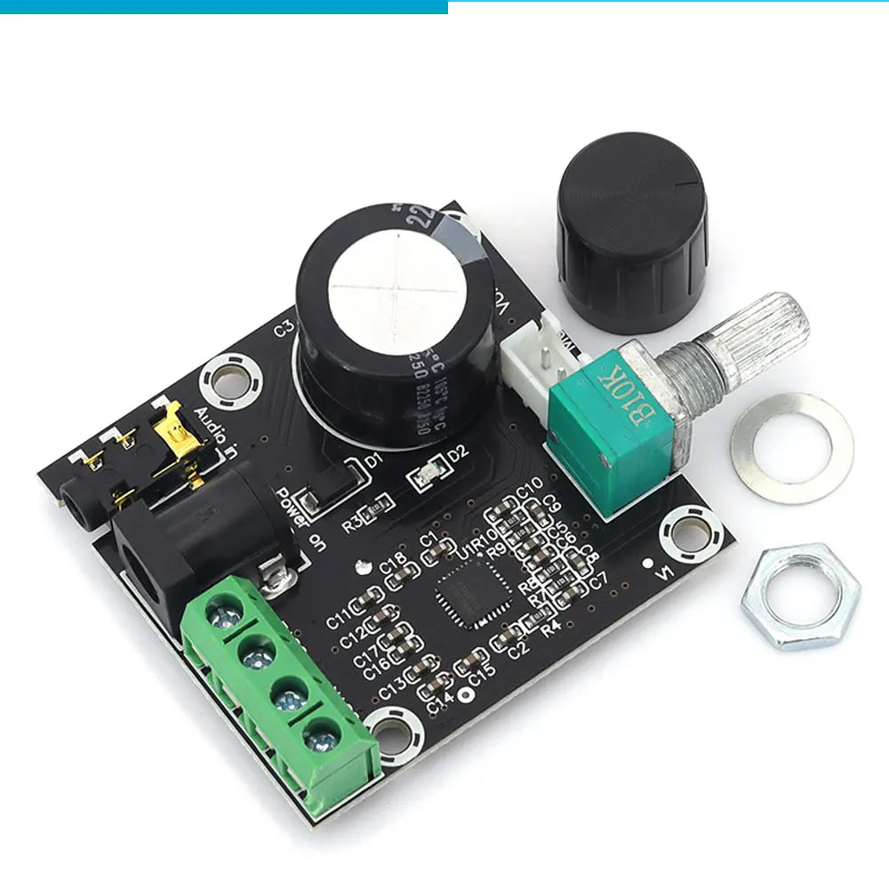 PAM8610 Dual Channel Audio Amplifier Board Module 12V 15W*2 High Power Pure Digital HD Amplifier