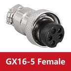 5PCS Docking Connector GX16 Aviation Plug Male Female 16mm 2/3/4/5/6/7/8/9/10 Pin Socket Circular Aviation Connector