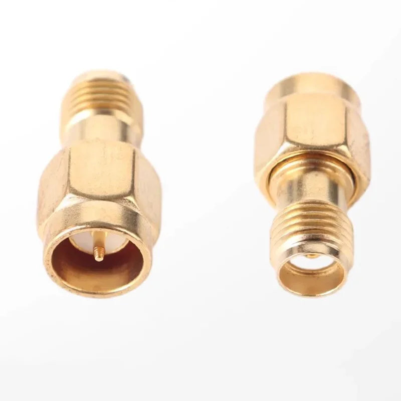 5/20PCS Connector SMA To SMA/ RP-SMA To SMA / RPSMA Male Plug & Female Jack Slide-on Straight RF Coax Adapter Connector