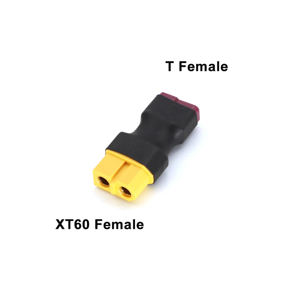 1/5/10Pc XT60 Male/Female to T Plug Male/Female Connector Conversion Adapter For RC Helicopter Quadcopter LiPo Battery Connector