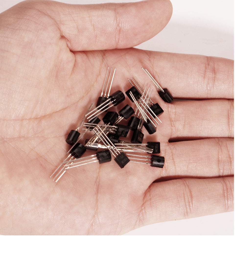 100pcs BJT transistors 20 Values A1015 BC327 BC337 C1815 S8050 S8850 2N2222 2N2907 2N3904 2N3906 C945 S9012 S9013 S9014 S9015