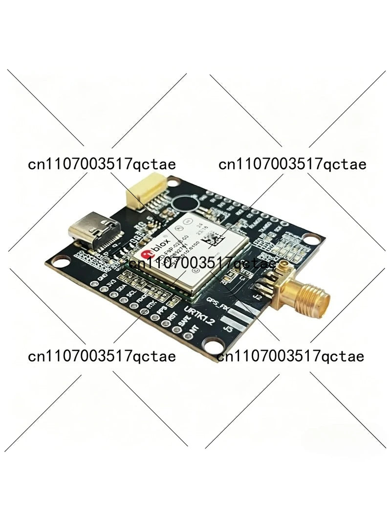 RTK GNSS GPS Receiver Module ZED-F9P with SMA USB Development Board for Drone Navigation Positioning
