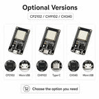 10PCS ESP32 Dev Boards ESP-WROOM-32 WiFi Bluetooth Dual-Core Microcontroller Modules Micro USB Compatible with Arduino IDE