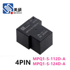 1Pcs MEISHUO Relay MPQ1-S-112D-A MPQ1-S-124D-A 4Pin 30A Synchronous NT90 SLA-12VDC-A 5V 12V 24V Power Relay