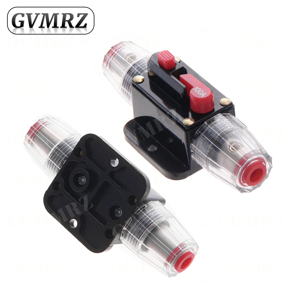 Car Battery Fuse Automatic Reset Audio Stereo Amplifier Fuses Overload Protection Adapter Auto Accessories 15A 20A 30A 40A 50A