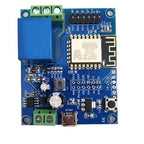 DC5-80V Input For ESP8266 Relay Module Compatible with ESP-12F Board for IoT Prototyping and Wireless Control Applications