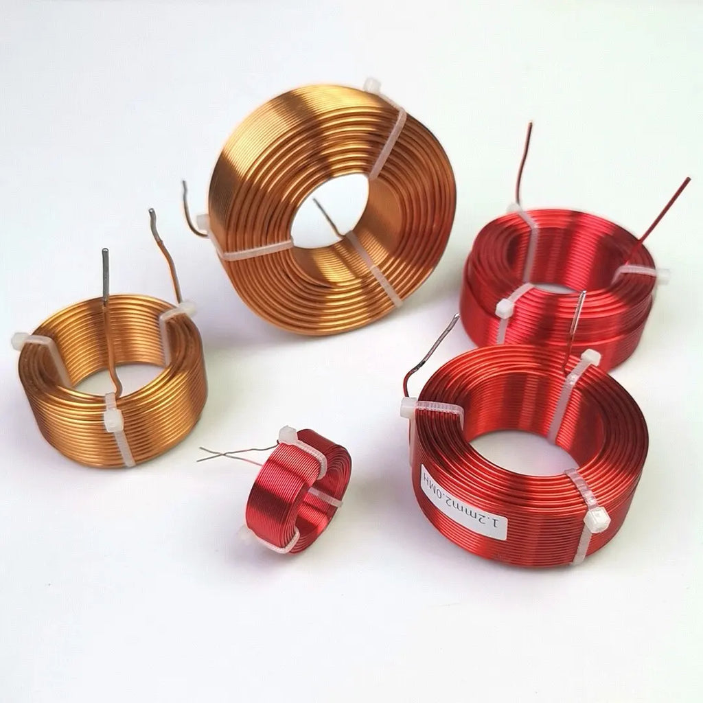 Audio Inductor Coil for Audio Equipment with Oxygen-Free Copper (OFC) Wire Gauge 0.8-1.5mm Inductance 0.2-5.0mH