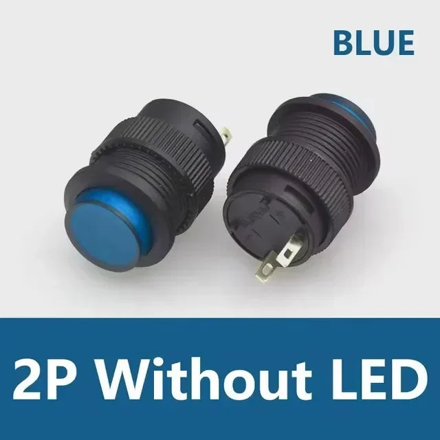 5pcs R16-503 Self-locking Momentary Switch 4Pin Latching Self-reset ON-OFF 16mm Push Button Switch with LED Light