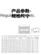 207 211 407 Din Rail Terminal Blocks Screw Modular Power Distribution Box Block Box Zero Wire Terminal Copper Junction Box