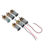 Micro Mini N20 Gear Motor DC 3V -6V 5V 28RPM 60RPM 110RPM 300RPM Slow Speed Full Metal Gearbox Reducer Electric Motor DIY Toy