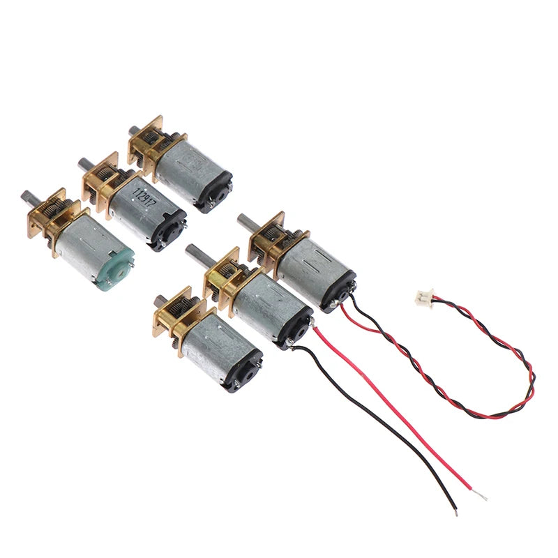Micro Mini N20 Gear Motor DC 3V -6V 5V 28RPM 60RPM 110RPM 300RPM Slow Speed Full Metal Gearbox Reducer Electric Motor DIY Toy
