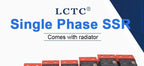 LCTC Solid State Relay 10A25A40A60A80A100A120A DIN Installation DC to AC AC to AC DC to DC Single-phase SSR With Radiator