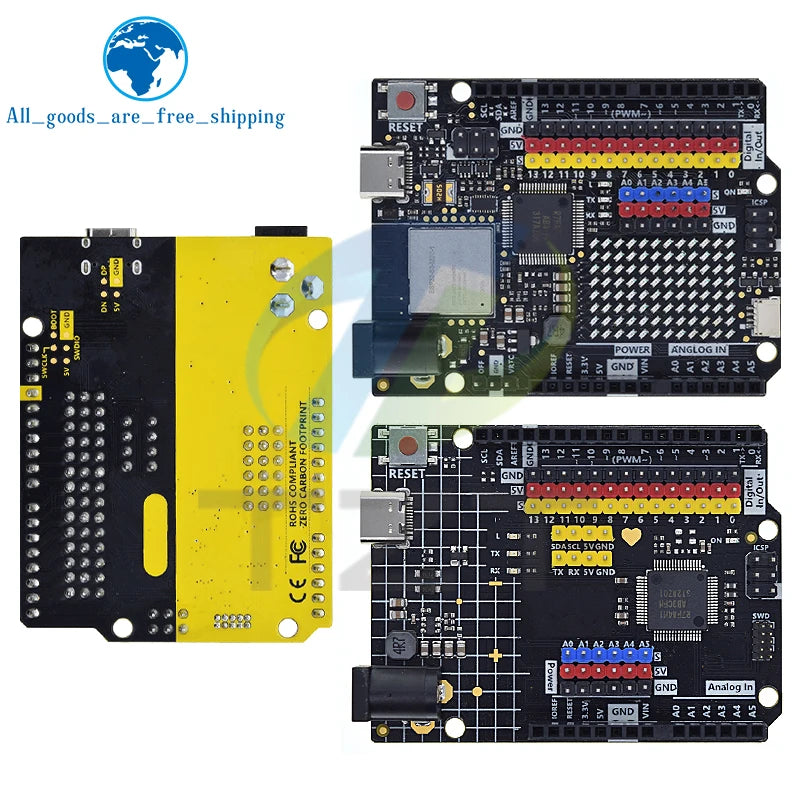 TZTUNO R4 Minima Type-C USB ESP32-S3 WIFI Edition Development Board Compatible For Arduino Programming Learning Controlle