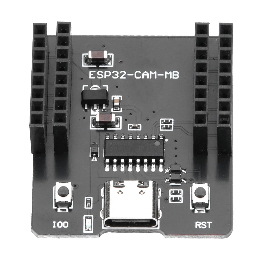 ESP32-CAM-MB Development Board Test Backboard Serial Port Burner Module With Expansion CH340C Type C OV2640 Camera Module
