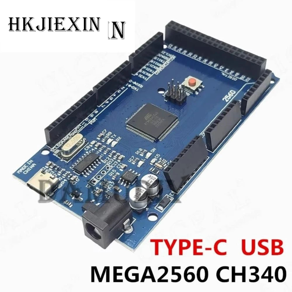 HKJX MEGA2560 R3 (ATmega2560-16AU CH340G) AVR USB Board Development Board MEGA2560 PRO For Arduino Expansion Board  DIY Kit