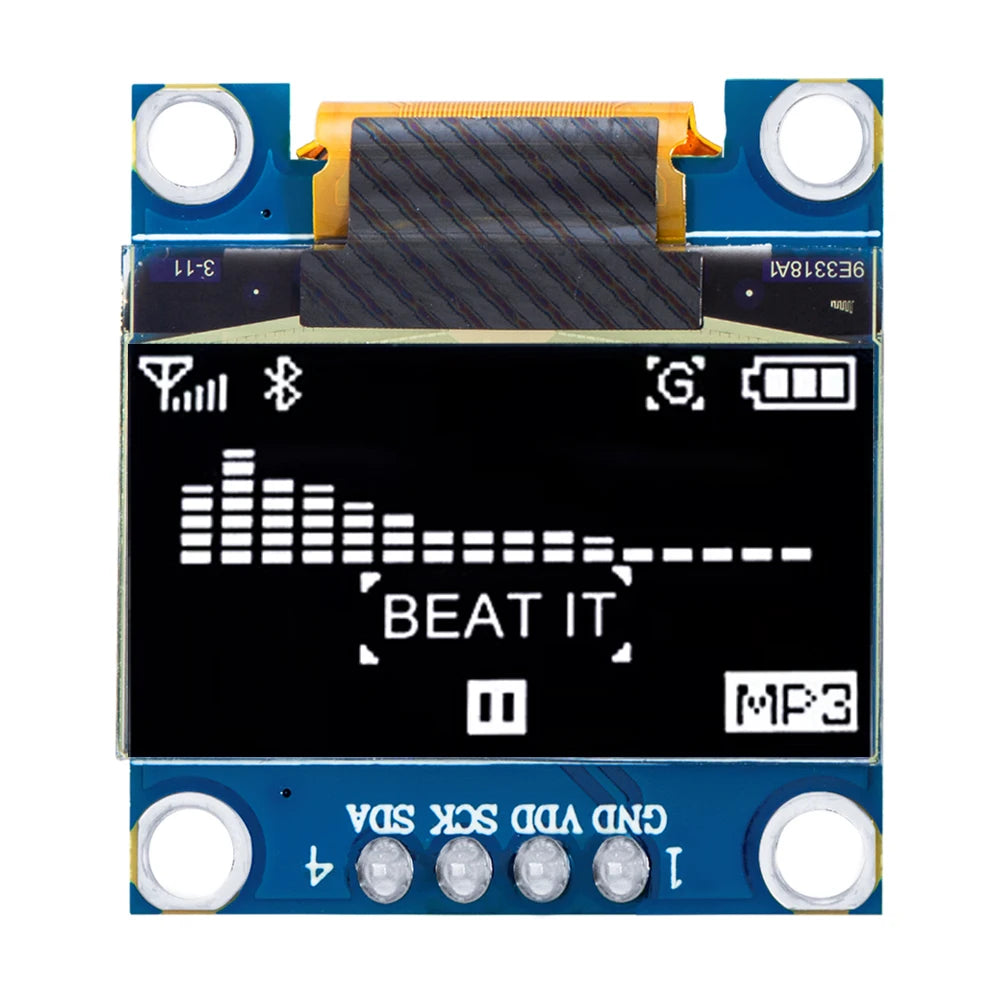 0.96 inch IIC Serial Yellow Blue OLED Display Module 128X64 I2C SSD1306 12864 LCD Screen Board GND VCC SCL SDA  for arduino