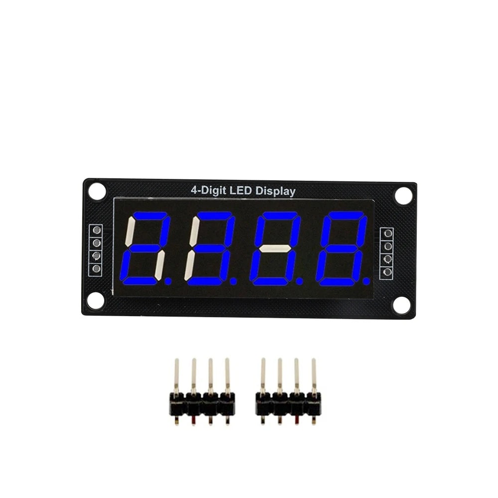 TM1637 Module 0.56" 0.56 Inch 7 Segments Digital Display Tube 4/6-Digit LED Module Board For Arduino Red Green Blue White