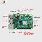 Raspberry Pi 4 Model B (4GB) 2019 Q uad Core 64 Bit WiFi Bluetooth Development Board Programming