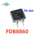 10PCS New FDB8860 FDB 8860 SMD 30V TO-263 SMD MOSFET