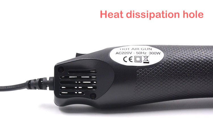 300W Hot Air Heat Gun Electric Power Temperature Blower Thermoresistant Tube Heat Shrink Wrapping Shrink Tube With Hot Air Guns