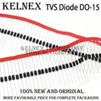 20pcs TVS Diode DO-15 P6KE7.5A P6KE8.2A P6KE12A P6KE15A P6KE18A P6KE22A P6KE27A P6KE33A P6KE36A P6KE75A P6KE100A P6KE200A