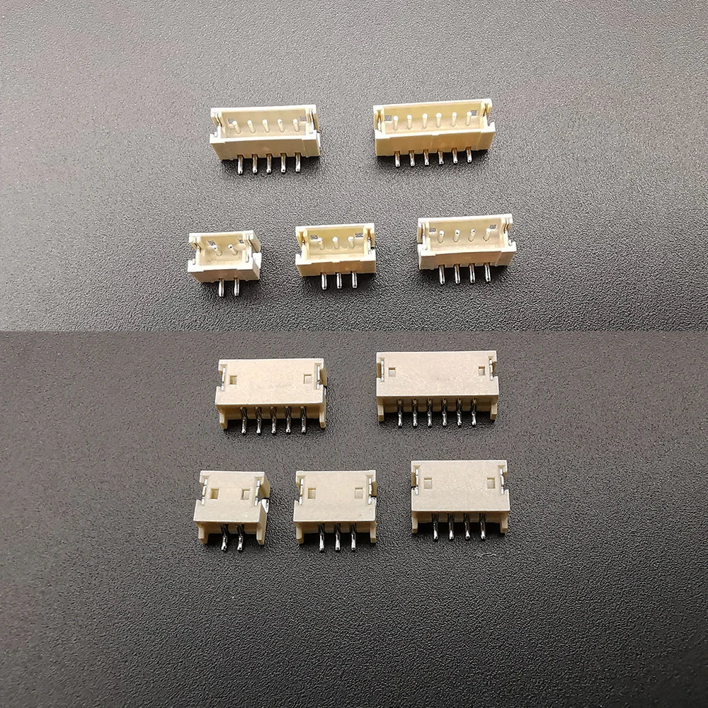 10/50Pcs SH/JST/ZH/PH/XH Pitch 1.0mm 1.25mm 1.5mm 2.0mm 2.54mm 2/3/4/5/6Pin Horizontal Vertical Male Pin Header Socket Connector